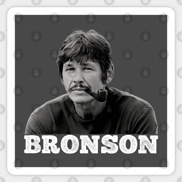 Charles Bronson - Pipe Sticker by wildzerouk